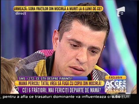 Laurenţiu vrea să fie mamă şi tată pentru cei şase frăţiori crescuţi în mocirlă