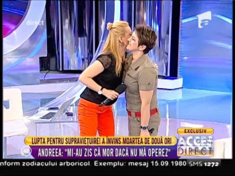 Lupta pentru supravieţuire! Andreea a învins moartea de două ori!
