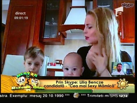 "Cea mai sexy mămică din România". Lilia Bencze, o mămică fericită