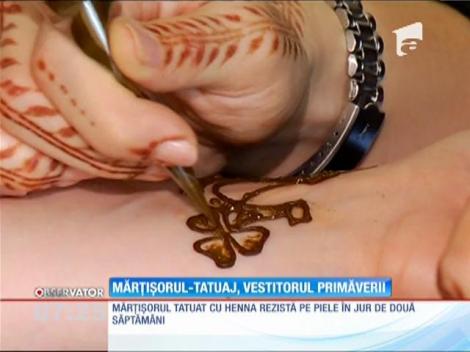 Primăvara aceasta se poartă mărţişorul - tatuaj