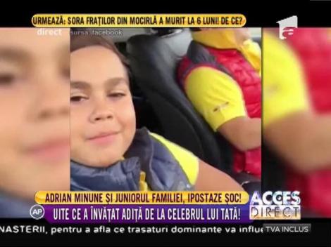 Adrian Minune şi fiul lui, Adiţă, le-au oferit fetelor un mărţişor special