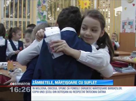 Ziua Mărțișorului. Băieţii le-au dat fetelor, dar şi invers