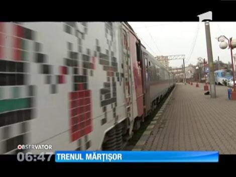 Trenul care promovează tradiţia şi simbolurile româneşti, pe ruta Bucureşti - Constanţa
