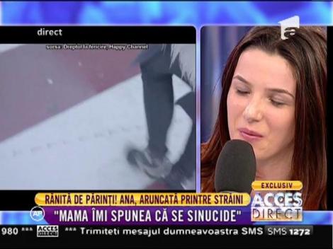 Ana, o luptătoare care are "Dreptul la Fericire": "Mama îmi spunea că se sinucide!"