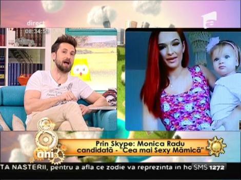 "Cea mai sexy mămică din România". Monica Radu, o mămică de invidiat