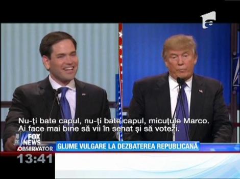 Donald Trump, personajul central al dezbaterii candidaților republicani