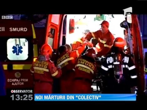 Doi dintre răniții din "Colectiv" le-au povestit jurnaliștilor de la BBC ce își amintesc din noaptea tragediei