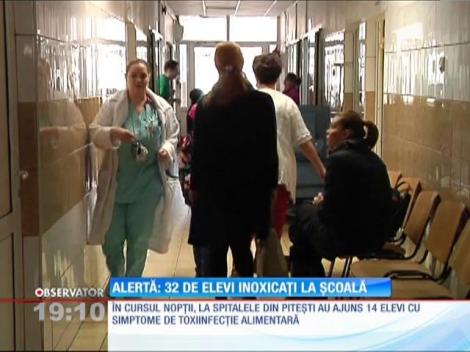 32 de elevi intoxicați la o școală din Pitești