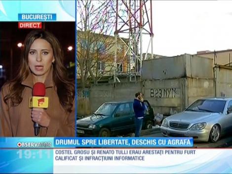 Doi deţinuţi au evadat din arestul poliţiei cu ajutorul unei agrafe