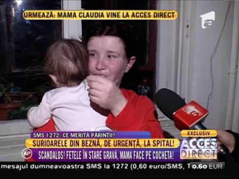 Părinți nepăsători. Surioarele din beznă, de urgență, la spital!