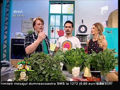 La început de primăvară, Vlădutz te îndeamna să mănânci sănătos! Verdețuri pentru siluetă, într-un preparat delicios