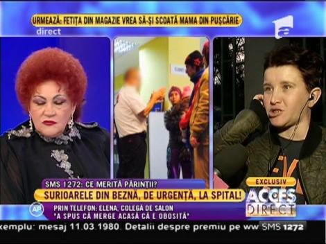 Mama surorilor din beznă a refuzat internarea alături de fetițele ei