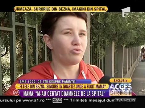 Mama fetițelor internate de urgență: ”Nu dorm în spital. Nu rămân nici în noaptea asta la fete!”