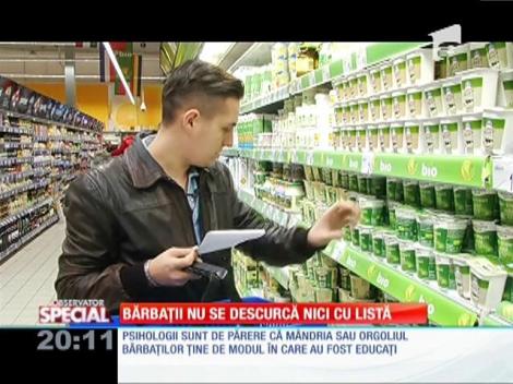 Special! De ce nu se descurcă bărbații la cumpărături