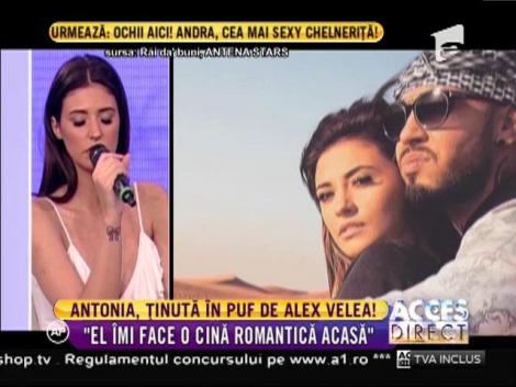 Antonia este răsfățată în fiecare seară de Alex Velea