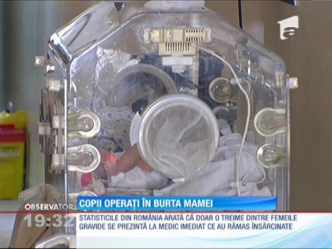 Centru modern în România. Bebelușii vor putea fi operați chiar în pântecele mamei