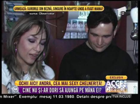 Andra, cea mai sexy chelneriță