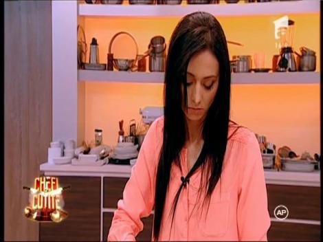 Chef Sorin Bontea a fost foarte intrigat de farfuria ei: ”Ai ceva talent, dar asemenea greșeli nu le accept în echipa mea”