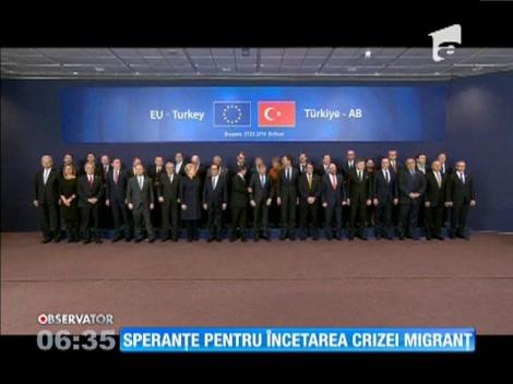 Uniunea Europeană speră să încheie, în zece zile, un acord cu Turcia, pentru a stăvili valurile necontrolate de imigranţi