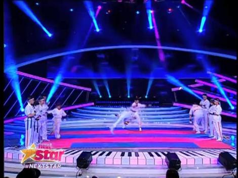 Pericol. O trupă de karateka a invadat scena Next Star!