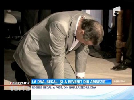 La DNA, lui George Becali i-a revenit brusc memoria