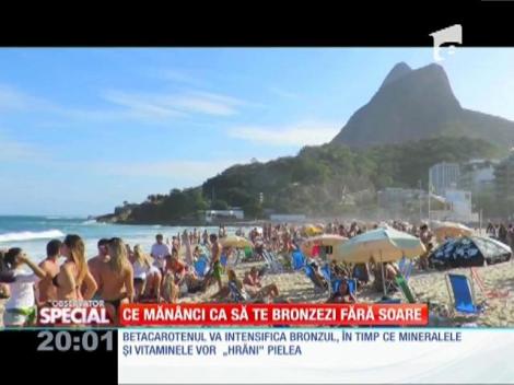 Special! Ce să mănânci ca să te bronzezi fără soare