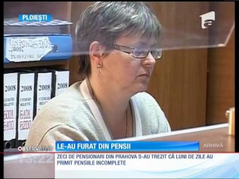 Zeci de pensionari din Prahova s-au trezit că luni de zile au primit pensiile incomplete