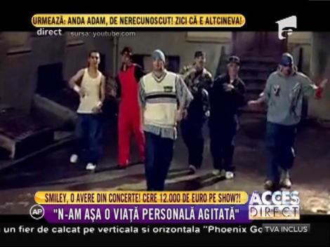 Smiley are o avere din concerte! Cere 12.000 de euro pe show!