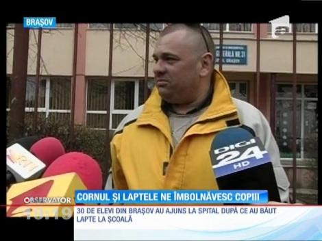Programul Cornul şi Laptele îmbolnăvește elevii! 23 de copii au ajuns de la școală direct la spital