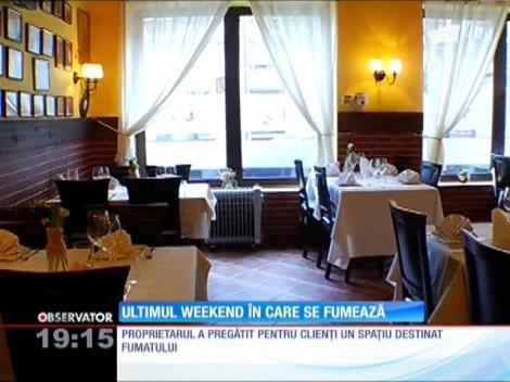 Ultimul weekend în care este permis fumatul în cluburile şi pub-urile din Capitală