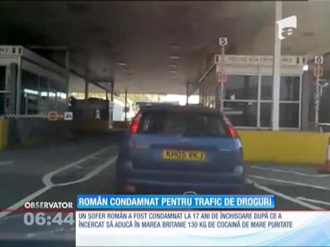 Marea Britanie: Un şofer român, condamnat la 17 ani de închisoare pentru trafic de droguri