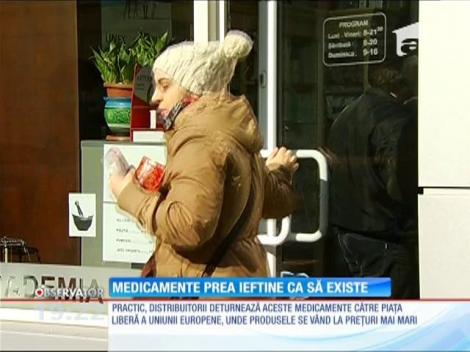 Avem preţuri prea mici la medicamente ca să le găsim în farmacii şi spitale
