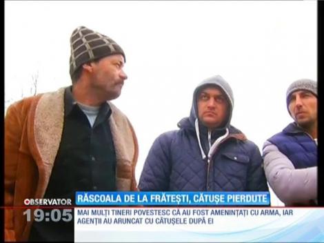 Un poliţist şi-a pierdut cătuşele în urma unei bătăi generale într-o localitate din Giurgiu