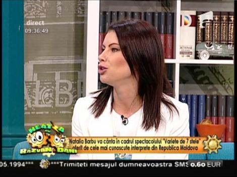 Natalia Barbu va cânta în cadrul spectacolului "Variete de 7 stele"