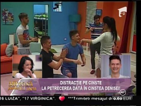 Distracţie pe cinste în "Casa băieţilor"!