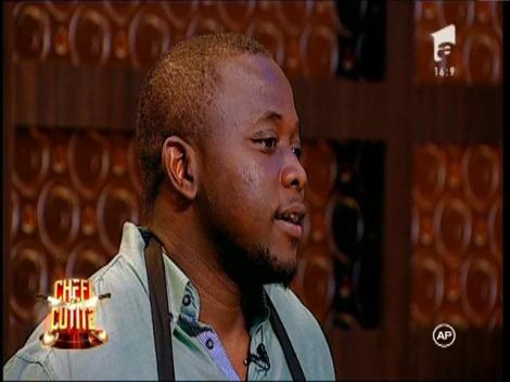 Alain Salvador Gatchueng vine cu un preparat tradițional african. Chef Cătălin Scărlătescu: &rdquo;E mai aproape de desen, dec&acirc;t de m&acirc;ncare&rdquo;