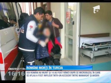 Microbuz cu turiști români, implicat într-un accident grav în Turcia