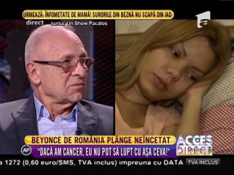 Beyonce de România a primit rezultatul biopsiei: ”Plâng în continuu”