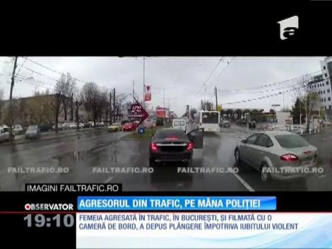 Agresorul din trafic, pe mâna Poliției