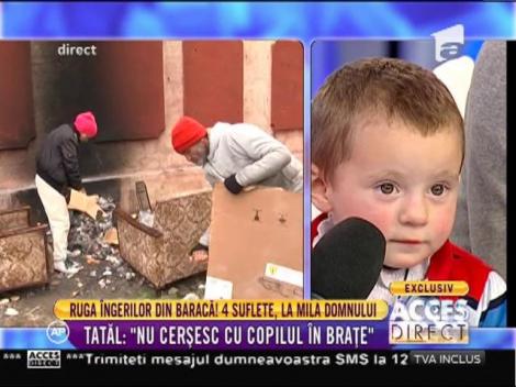 Tatăl copiilor din baracă: ”Mi-au vândut apartamentul și am rămas pe stradă”