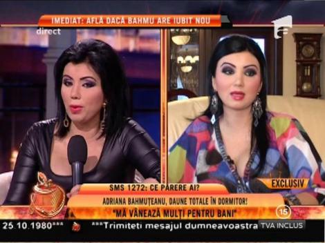 Adriana Bahmuţeanu: ”Îmi dorec un bărbat cu copii. Mulți mă vânează pentru bani”