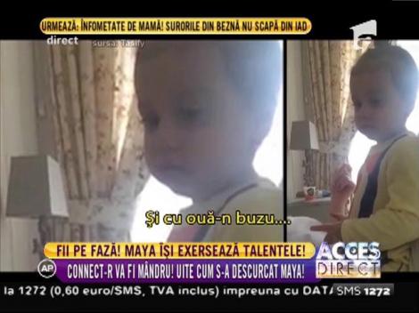 Connect-R va fi mândru! Uite cum recită Maya o poezie