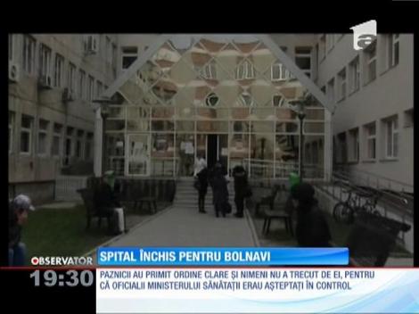 Spital închis pentru bolnavi