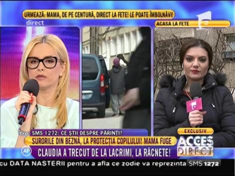 Surorile din beznă au ajuns la Protecţia Copilului. Mama fuge!