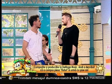 Andi Grasu îşi lansează noul hit „Fluturi”