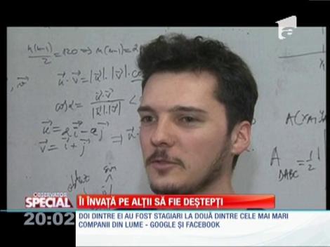 Special! La 23 de ani, îi învață pe alții să fie deștepți
