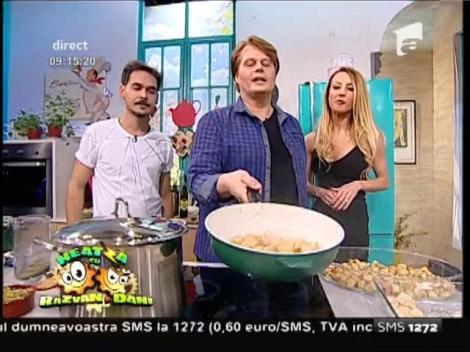 Supă-crema inimoasă cu crutoane