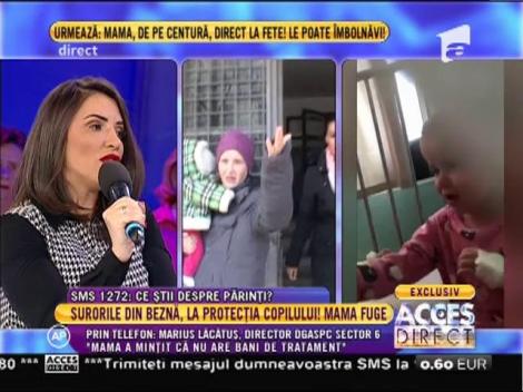 Directorul DGASPC Sector 6: ”Mama a mințit că nu are bani de tratament”
