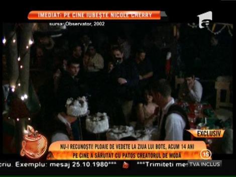 Ploaie de vedete la petrecerea lui Cătălin Botezatu, acum 14 ani