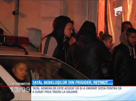 Tatăl bebeluşilor gemeni găsiţi morţi în frigider a fost reţinut de poliţişti